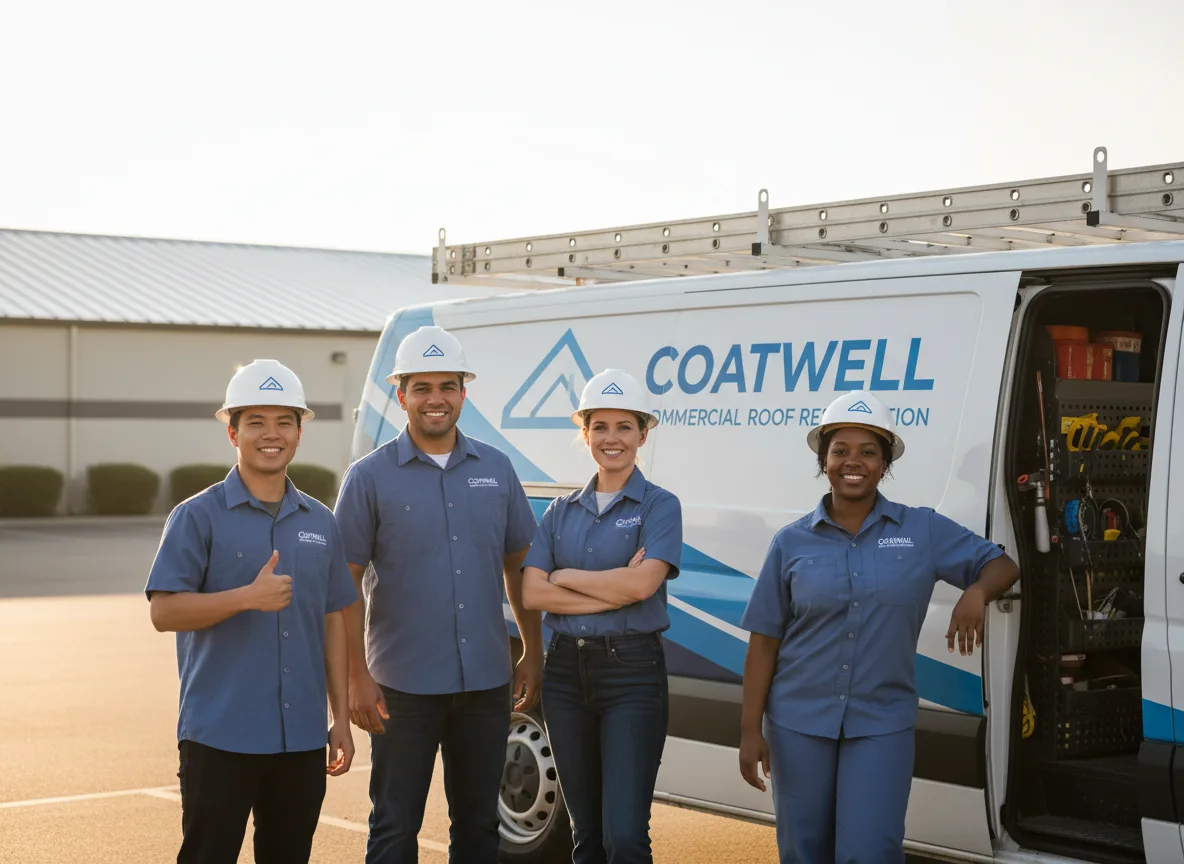 Commercial roof coating company in Pleasant Hill, IA